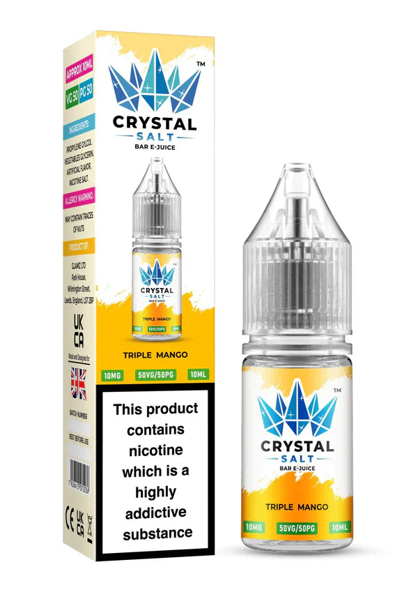 Crystal Nic Salt 10ml E-liquids  - Box of 10