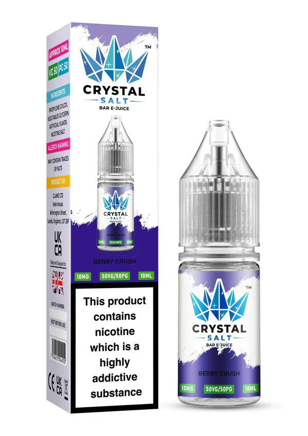 Crystal Nic Salt 10ml E-liquids  - Box of 10
