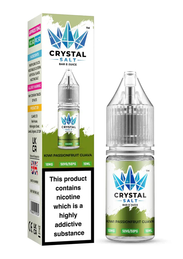 Crystal Nic Salt 10ml E-liquids  - Box of 10
