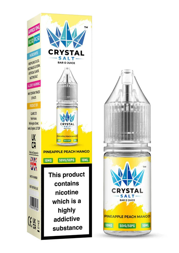 Crystal Nic Salt 10ml E-liquids  - Box of 10