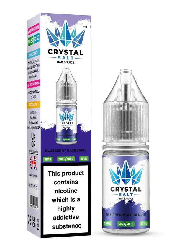 crystal nic salt 10ml pod kit friendly liquid