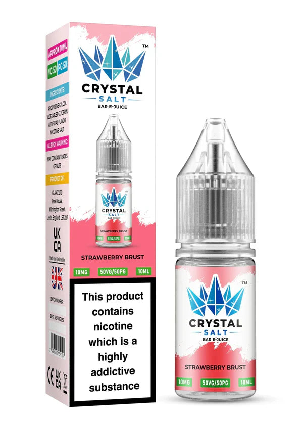 Crystal Nic Salt 10ml E-liquids  - Box of 10