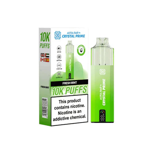 Crystal Prime Aura Bar 10000 Prefilled Pod Kit -Box of 5