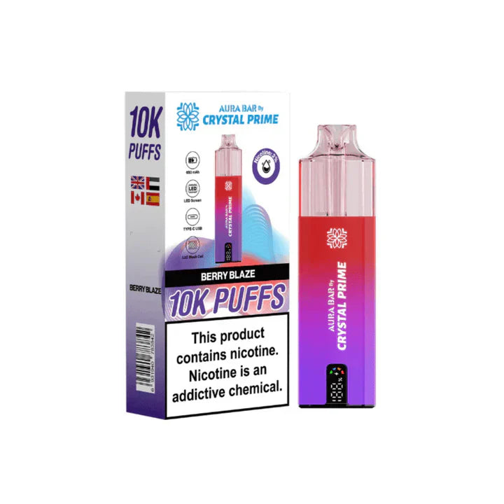 Crystal Prime Aura Bar 10000 Prefilled Pod Kit