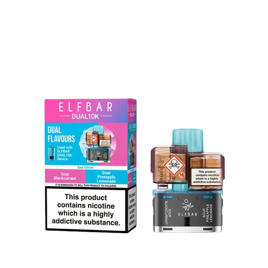 Elf Bar Dual 10K Prefilled Pods - Box of 5