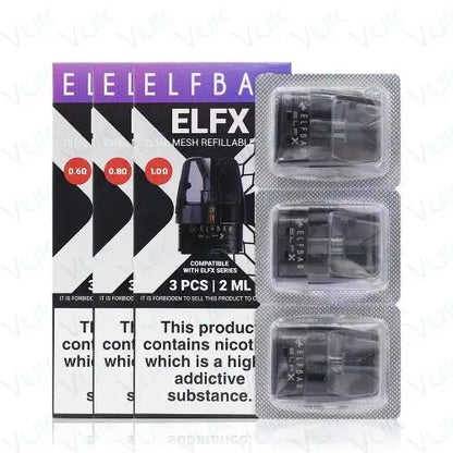 Elf Bar ELFX Replacement Pods - Pack of 3