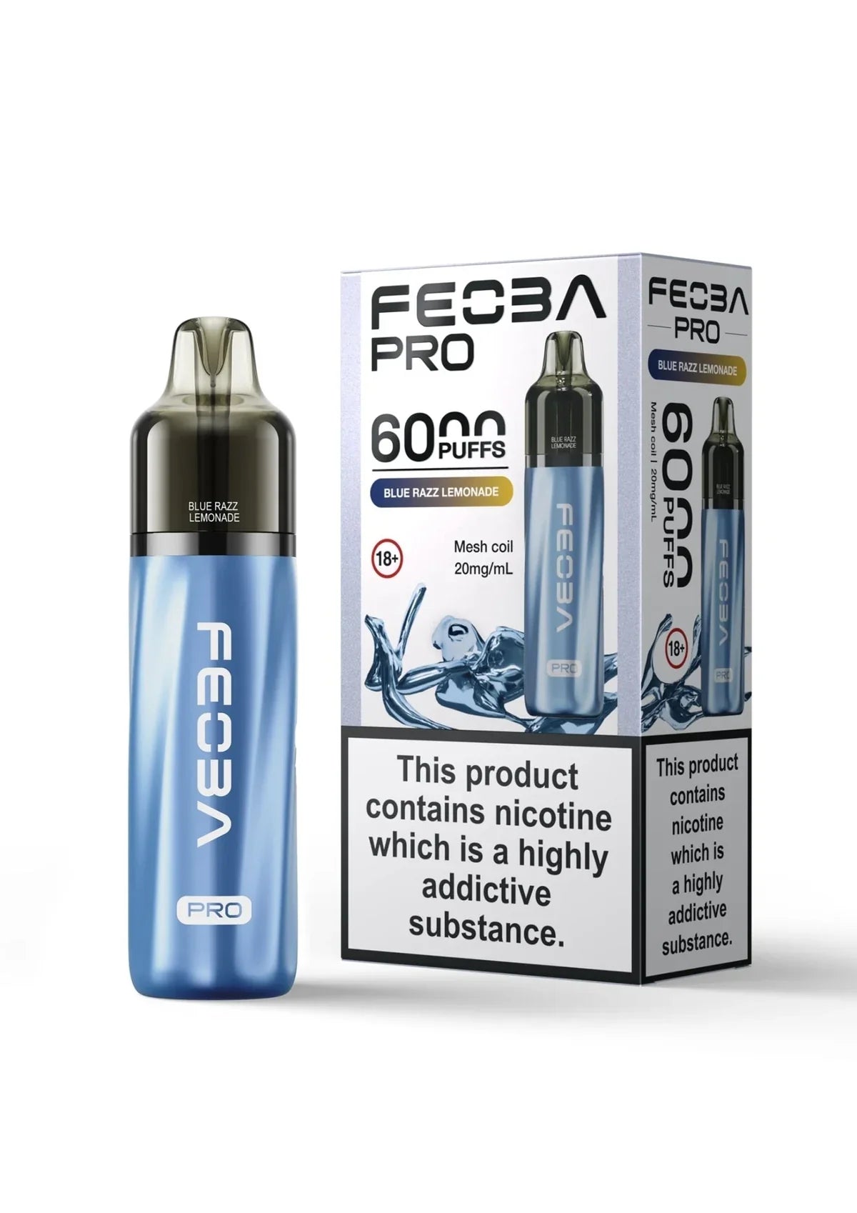 FEOBA Pro 6000 Prefilled Pod Kit - Box Of 5