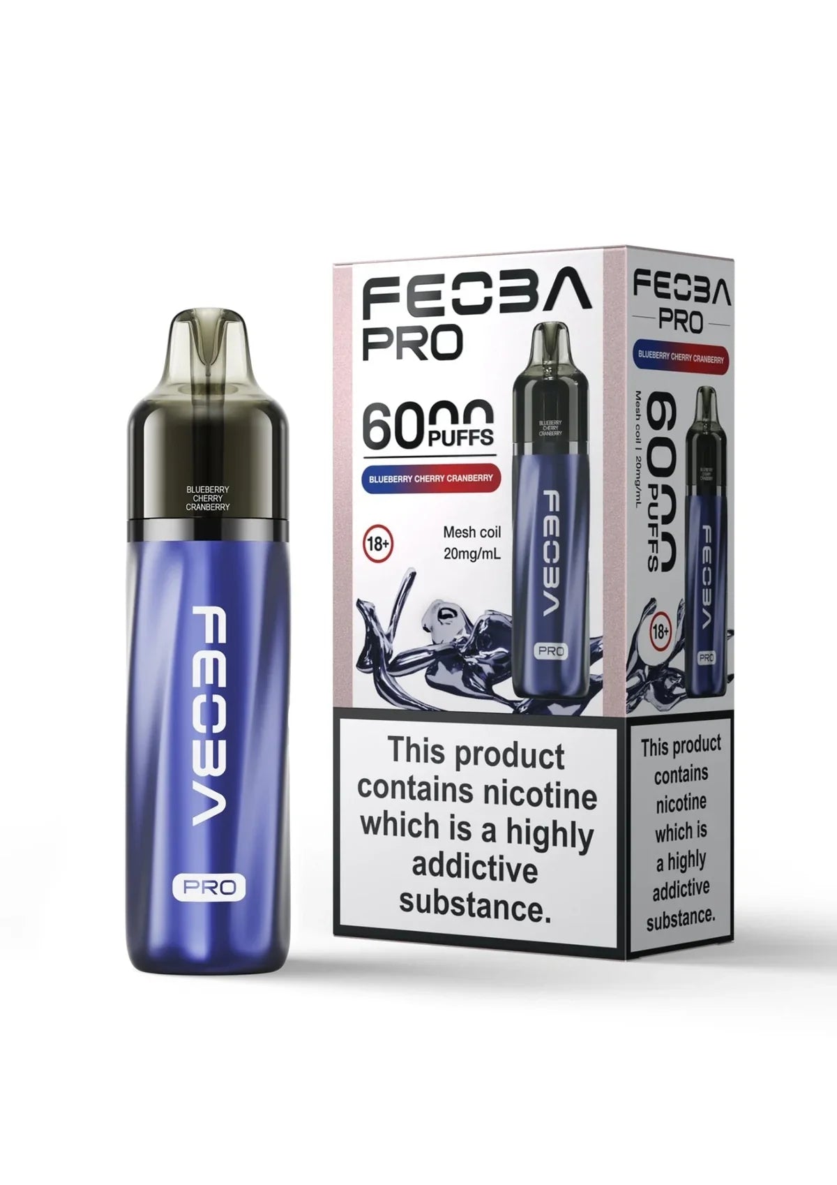 FEOBA Pro 6000 Prefilled Pod Kit - Box Of 5