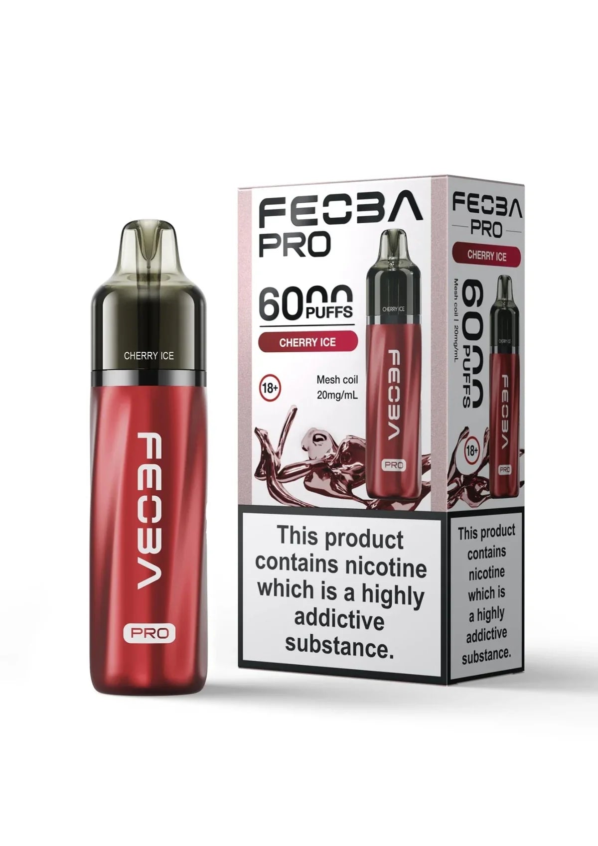 FEOBA Pro 6000 Prefilled Pod Kit - Box Of 5