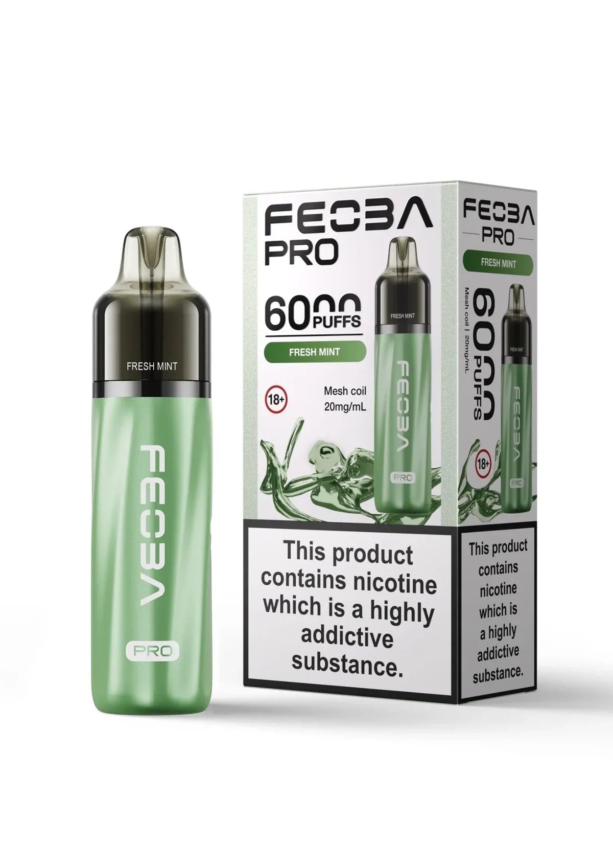 FEOBA Pro 6000 Prefilled Pod Kit - Box Of 5