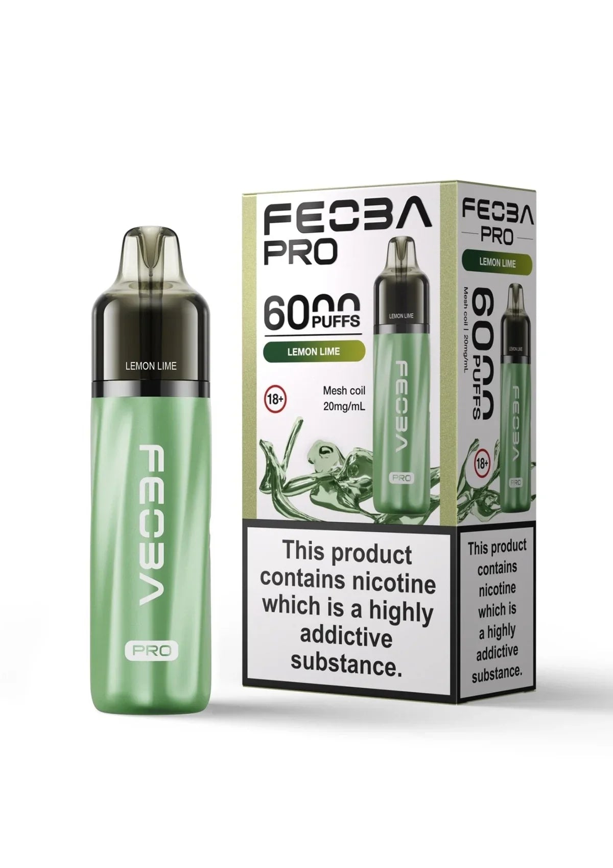 FEOBA Pro 6000 Prefilled Pod Kit - Box Of 5