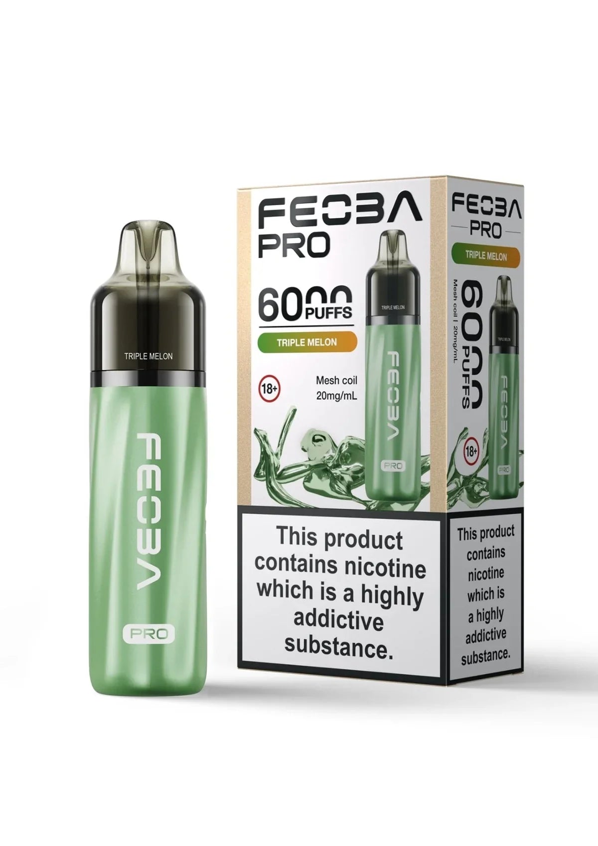 FEOBA Pro 6000 Prefilled Pod Kit - Box Of 5