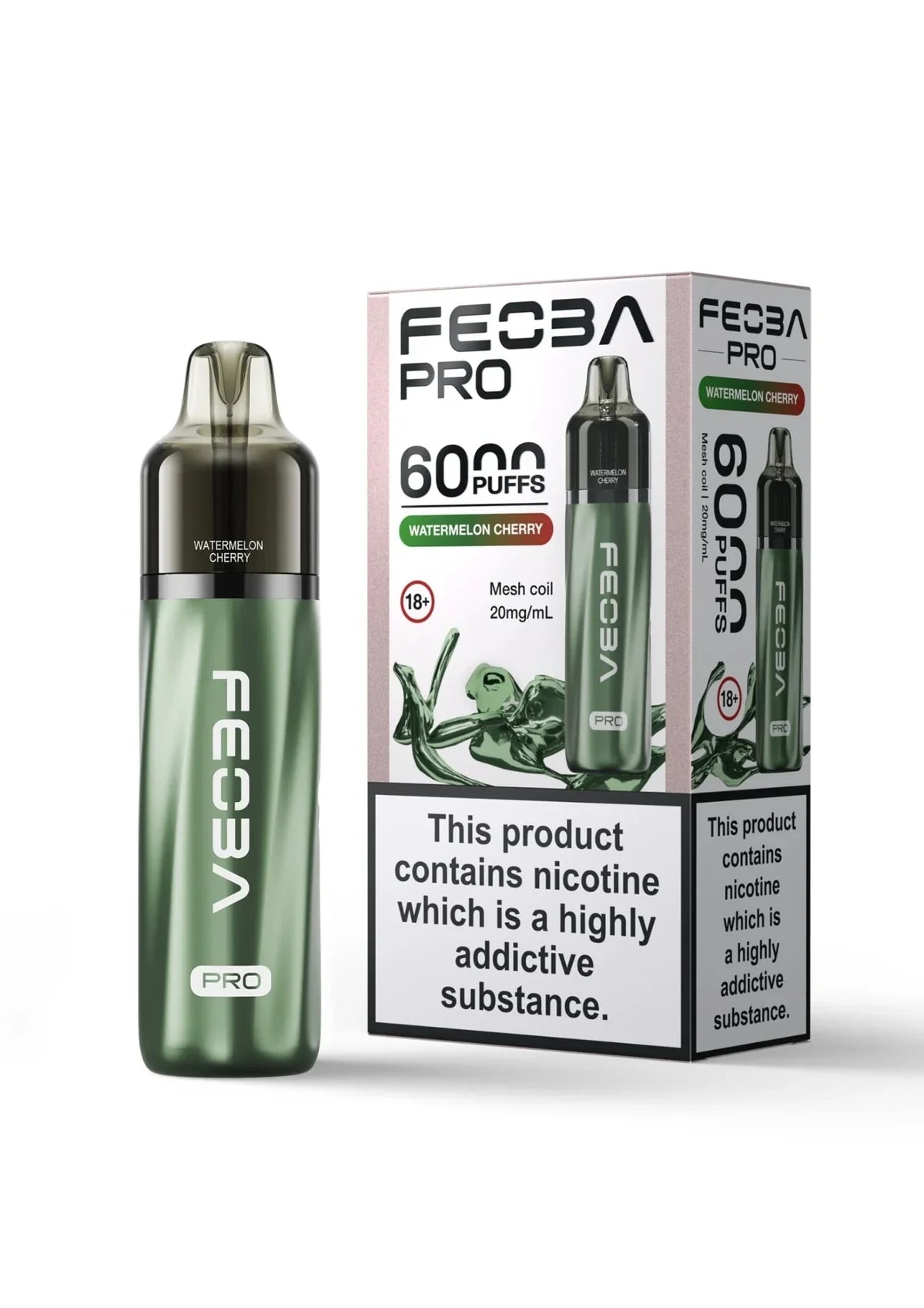 FEOBA Pro 6000 Prefilled Pod Kit - Box Of 5