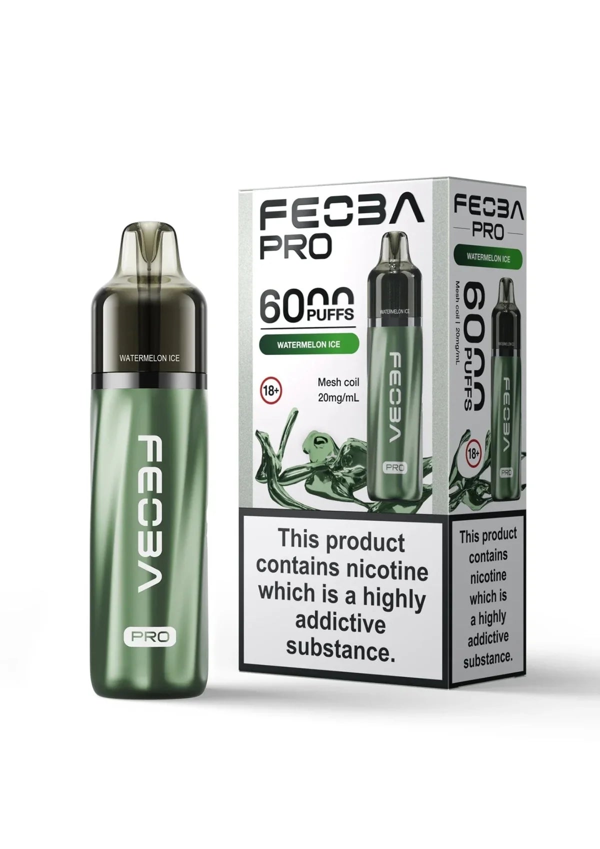 FEOBA Pro 6000 Prefilled Pod Kit - Box Of 5