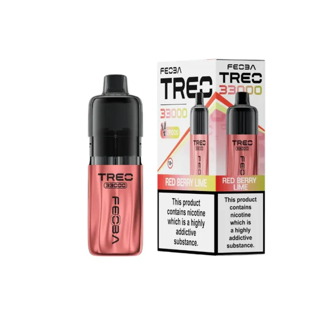Feoba Treo 33000 Puffs Prefilled Pod Kit - Box Of 5
