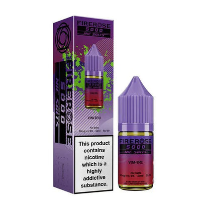 Firerose 5000 10ml Nic Salts E-liquids Box of 10