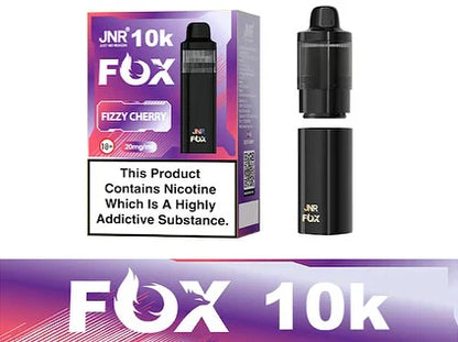 JNR Fox 10K Puffs Prefilled Pod Kit - Box Of 5