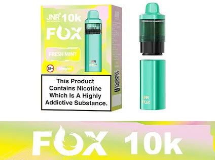 JNR Fox 10K Puffs Prefilled Pod Kit - Box Of 5