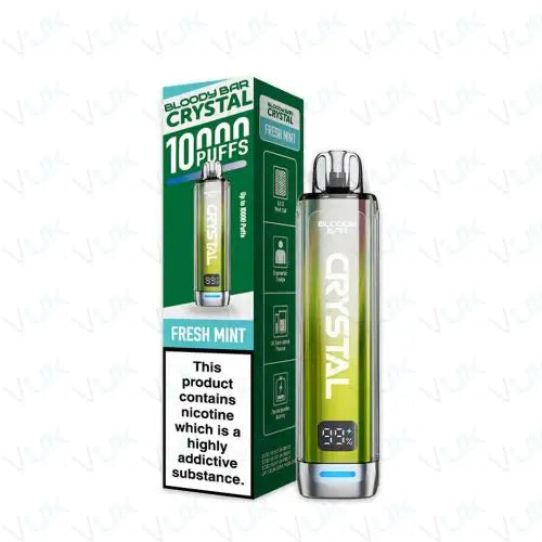 Bloody Bar Crystal 10K Prefilled Pod Kit Bundle - Fresh Mint | Wholesale UK