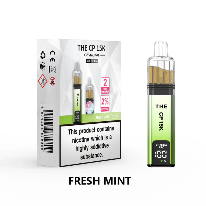 The CP 15K by Crystal Pro Prefilled Pod Kit - Box of 5