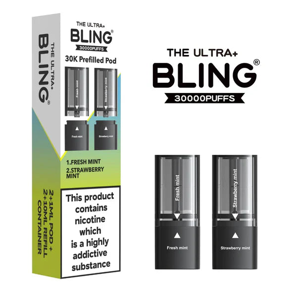 The Bling Ultra Plus 30K Refill Pods - Box Of 5