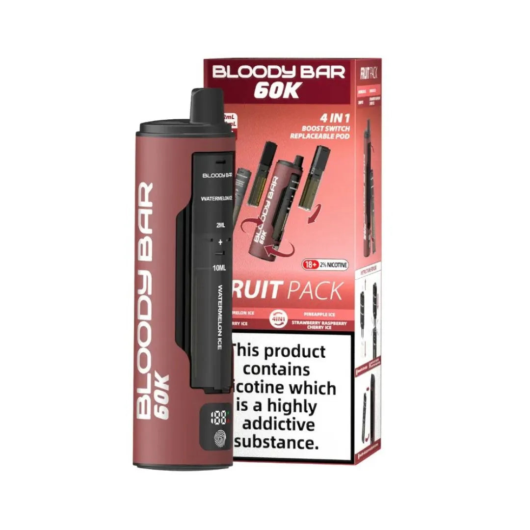 Bloody Bar 60k Prefilled Vape Kit - Box of 5