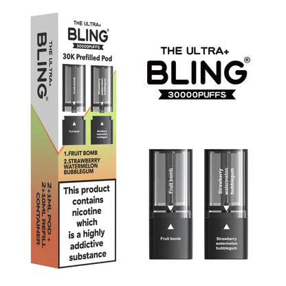 The Bling Ultra Plus 30K Refill Pods - Box Of 5