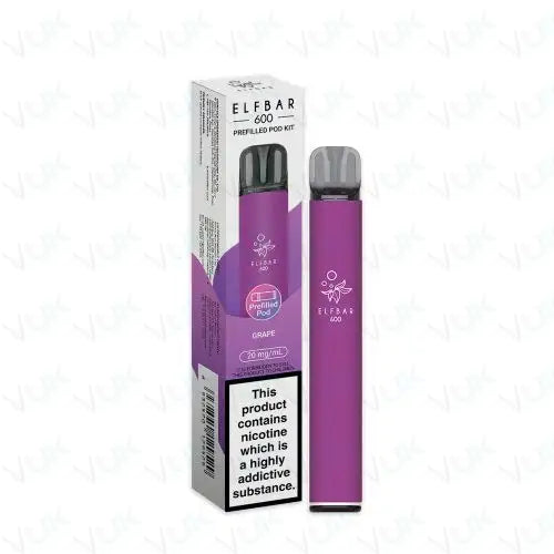 Elf Bar 600 Prefilled Pod Kit - Box of 10