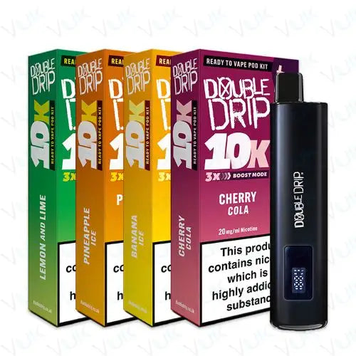 Double Drip 10K Prefilled Pod Kit - Box Of 5