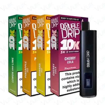 Double Drip 10K Prefilled Pod Kit - Box Of 5
