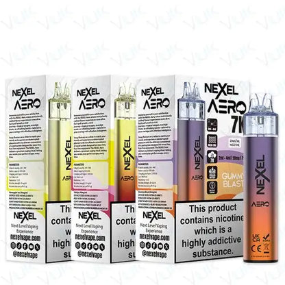 Nexel Aero 7K Prefilled Pod Kit - Box Of 5