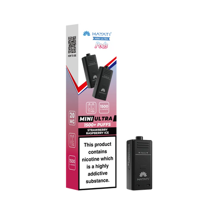 Hayati Mini Ultra 1500 Prefilled Pods (2x750 Puffs) - Box of 5