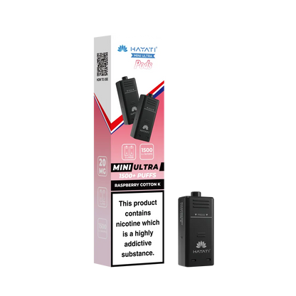 Hayati Mini Ultra 1500 Prefilled Pods (2x750 Puffs) - Box of 5