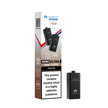 Hayati Mini Ultra 1500 Prefilled Pods (2x750 Puffs) - Box of 5