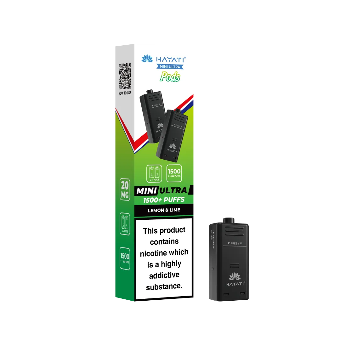 Hayati Mini Ultra 1500 Prefilled Pods (2x750 Puffs) - Box of 5