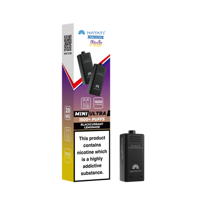 Hayati Mini Ultra 1500 Prefilled Pods (2x750 Puffs) - Box of 5