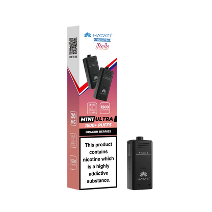 Hayati Mini Ultra 1500 Prefilled Pods (2x750 Puffs) - Box of 5