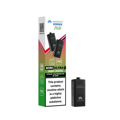 Hayati Mini Ultra 1500 Prefilled Pods (2x750 Puffs) - Box of 5