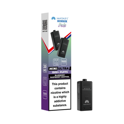 Hayati Mini Ultra 1500 Prefilled Pods (2x750 Puffs) - Box of 5