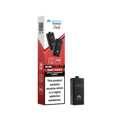 Hayati Mini Ultra 1500 Prefilled Pods (2x750 Puffs) - Box of 5