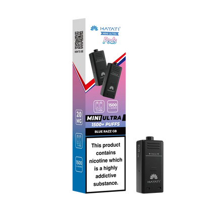 Hayati Mini Ultra 1500 Prefilled Pods (2x750 Puffs) - Box of 5