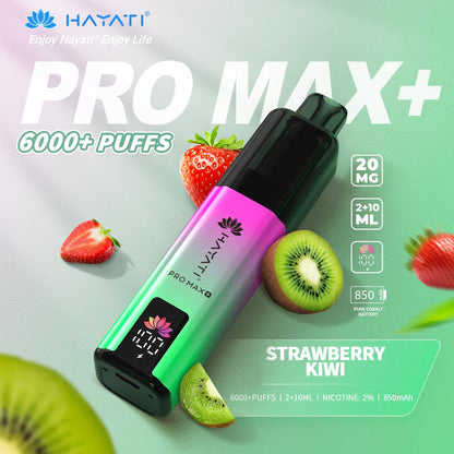 Hayati Pro Max+ 6000 Puffs Prefilled Kit - Box of 5