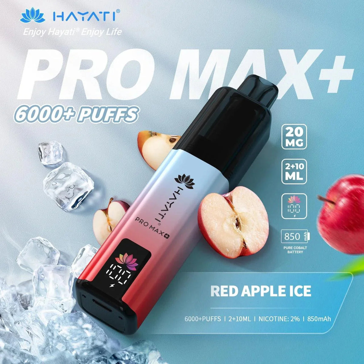 Hayati Pro Max+ 6000 Puffs Prefilled Kit - Box of 5