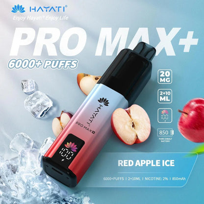 Hayati Pro Max+ 6000 Puffs Prefilled Kit - Box of 5