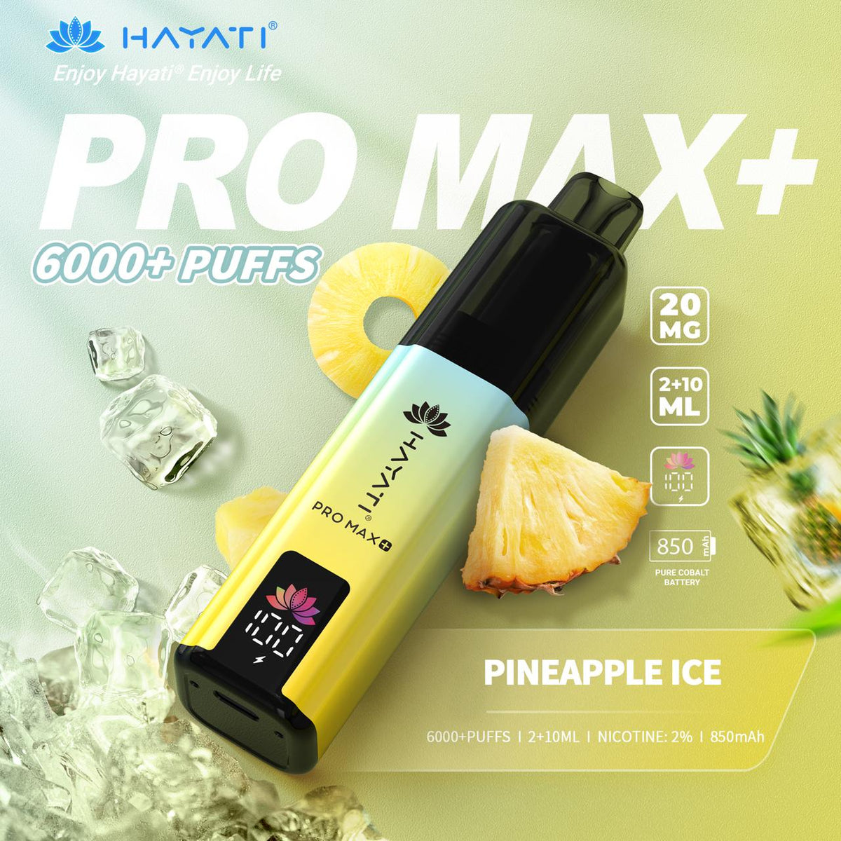 Hayati Pro Max+ 6000 Puffs Prefilled Kit - Box of 5