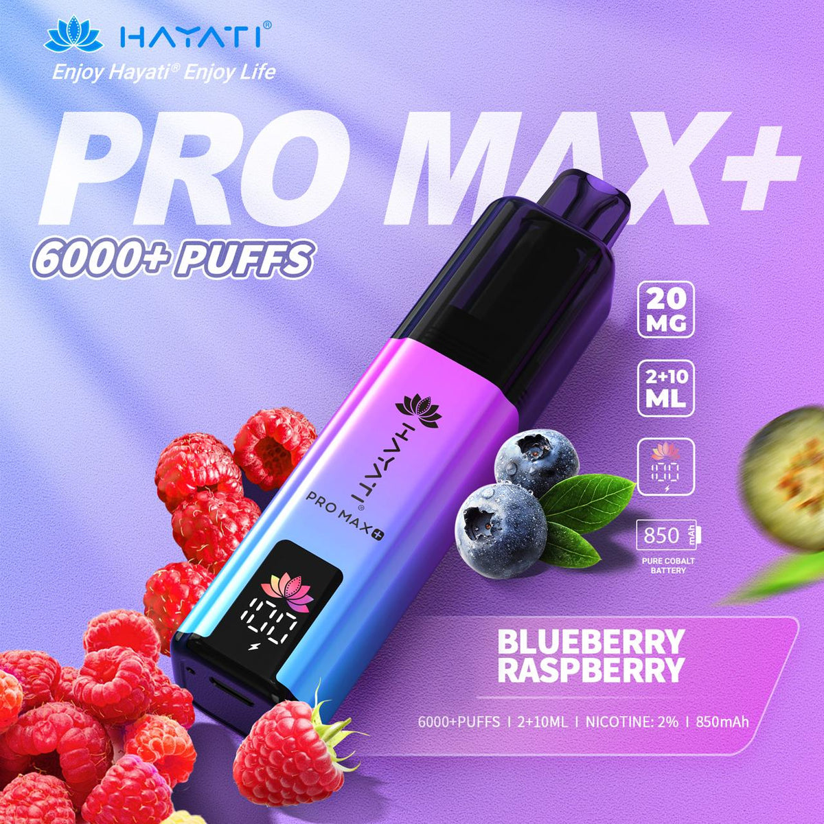 Hayati Pro Max+ 6000 Puffs Prefilled Kit - Box of 5