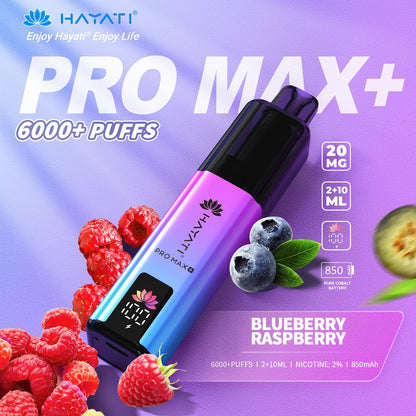 Hayati Pro Max+ 6000 Puffs Prefilled Kit - Box of 5