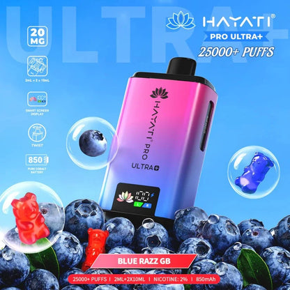 Hayati Pro Ultra Plus 25000 Puffs Prefilled Kit - Box of 5