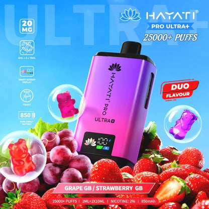 Hayati Pro Ultra Plus 25000 Puffs Prefilled Kit - Box of 5