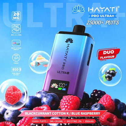 Hayati Pro Ultra Plus 25000 Puffs Prefilled Kit - Box of 5